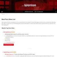 Best Porn Sites By Mr.Wanton - List Of Top Pornsites Free