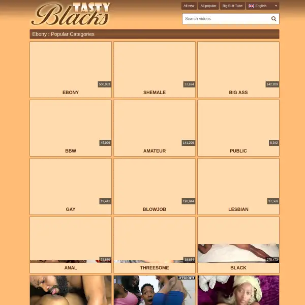 Tasty Blacks. Free Ebony Black Sex Tube Videos.