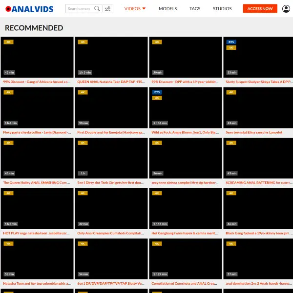 Anal Vids is the place to find a wide variety of ANAL PORN producers
